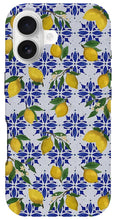 Load image into Gallery viewer, Lemon Tile Pattern - Phone Case