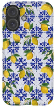 Load image into Gallery viewer, Lemon Tile Pattern - Phone Case