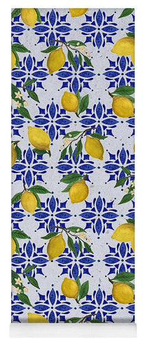 Lemon Tile Pattern - Yoga Mat