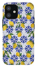 Load image into Gallery viewer, Lemon Tile Pattern - Phone Case