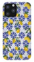 Load image into Gallery viewer, Lemon Tile Pattern - Phone Case