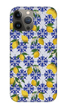 Load image into Gallery viewer, Lemon Tile Pattern - Phone Case