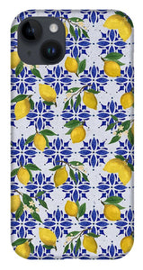 Lemon Tile Pattern - Phone Case