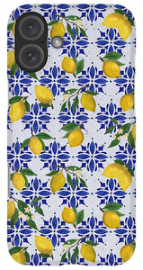 Lemon Tile Pattern - Phone Case