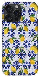 Lemon Tile Pattern - Phone Case