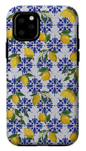Load image into Gallery viewer, Lemon Tile Pattern - Phone Case