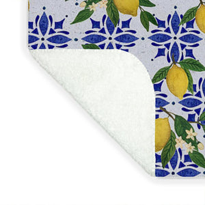 Lemon Tile Pattern - Blanket