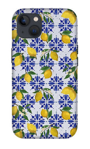 Lemon Tile Pattern - Phone Case