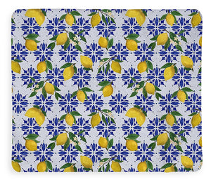 Lemon Tile Pattern - Blanket