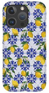 Lemon Tile Pattern - Phone Case