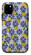 Load image into Gallery viewer, Lemon Tile Pattern - Phone Case