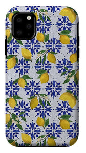 Lemon Tile Pattern - Phone Case