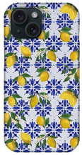Load image into Gallery viewer, Lemon Tile Pattern - Phone Case