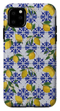Load image into Gallery viewer, Lemon Tile Pattern - Phone Case