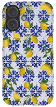 Load image into Gallery viewer, Lemon Tile Pattern - Phone Case
