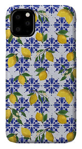 Lemon Tile Pattern - Phone Case
