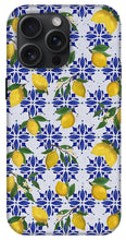Load image into Gallery viewer, Lemon Tile Pattern - Phone Case
