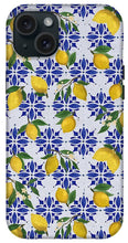Load image into Gallery viewer, Lemon Tile Pattern - Phone Case