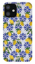 Load image into Gallery viewer, Lemon Tile Pattern - Phone Case
