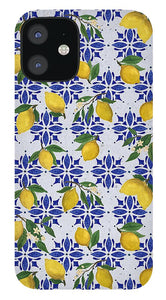 Lemon Tile Pattern - Phone Case