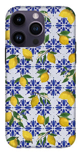Lemon Tile Pattern - Phone Case