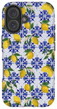 Load image into Gallery viewer, Lemon Tile Pattern - Phone Case