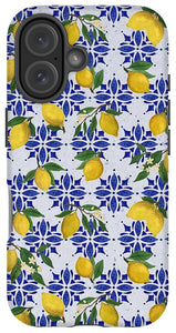 Lemon Tile Pattern - Phone Case