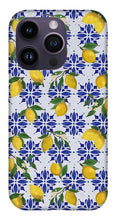 Load image into Gallery viewer, Lemon Tile Pattern - Phone Case