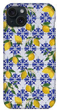 Load image into Gallery viewer, Lemon Tile Pattern - Phone Case