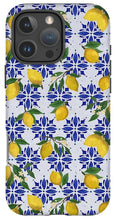 Load image into Gallery viewer, Lemon Tile Pattern - Phone Case