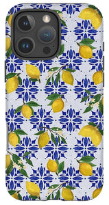Lemon Tile Pattern - Phone Case