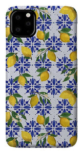 Lemon Tile Pattern - Phone Case