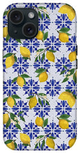 Load image into Gallery viewer, Lemon Tile Pattern - Phone Case