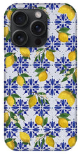 Load image into Gallery viewer, Lemon Tile Pattern - Phone Case