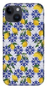 Lemon Tile Pattern - Phone Case
