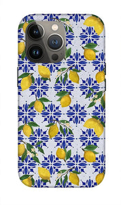 Lemon Tile Pattern - Phone Case