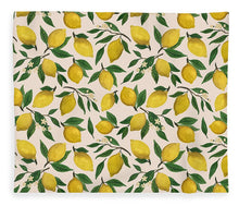 Load image into Gallery viewer, Lemon Blossom Pattern - Blanket