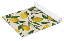 Load image into Gallery viewer, Lemon Blossom Pattern - Yoga Mat