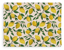 Load image into Gallery viewer, Lemon Blossom Pattern - Blanket