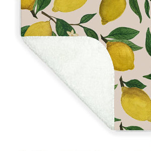 Lemon Blossom Pattern - Blanket