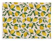 Load image into Gallery viewer, Lemon Blossom Pattern - Blanket