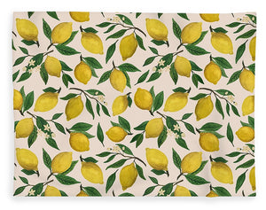 Lemon Blossom Pattern - Blanket
