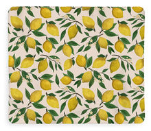 Load image into Gallery viewer, Lemon Blossom Pattern - Blanket