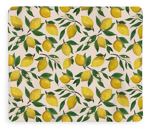 Lemon Blossom Pattern - Blanket