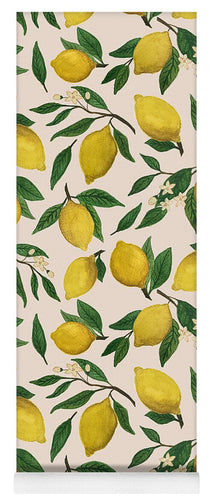 Lemon Blossom Pattern - Yoga Mat