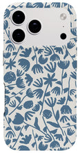 Load image into Gallery viewer, Light Blue Floral Pattern - Phone Case