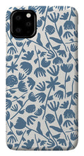Load image into Gallery viewer, Light Blue Floral Pattern - Phone Case