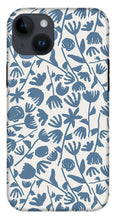 Load image into Gallery viewer, Light Blue Floral Pattern - Phone Case