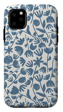 Load image into Gallery viewer, Light Blue Floral Pattern - Phone Case