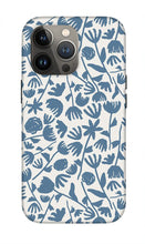 Load image into Gallery viewer, Light Blue Floral Pattern - Phone Case